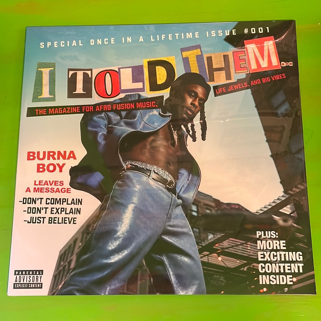 Burna Boy - I Told Them | LP