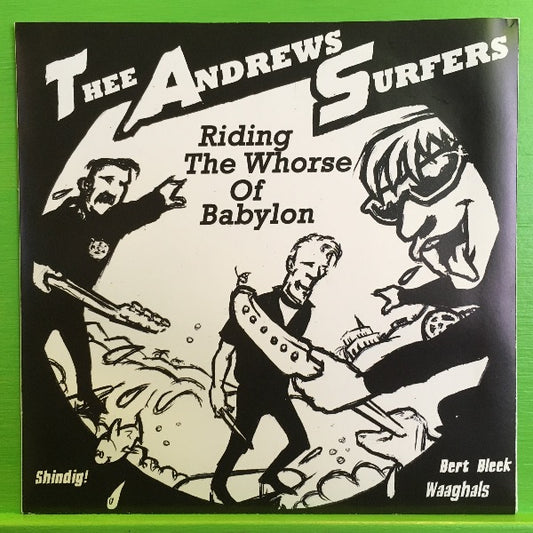 Thee Andrew Surfers / Powersolo - Riding The Horse Of Babylon / B.R.O.W.N. | 7''