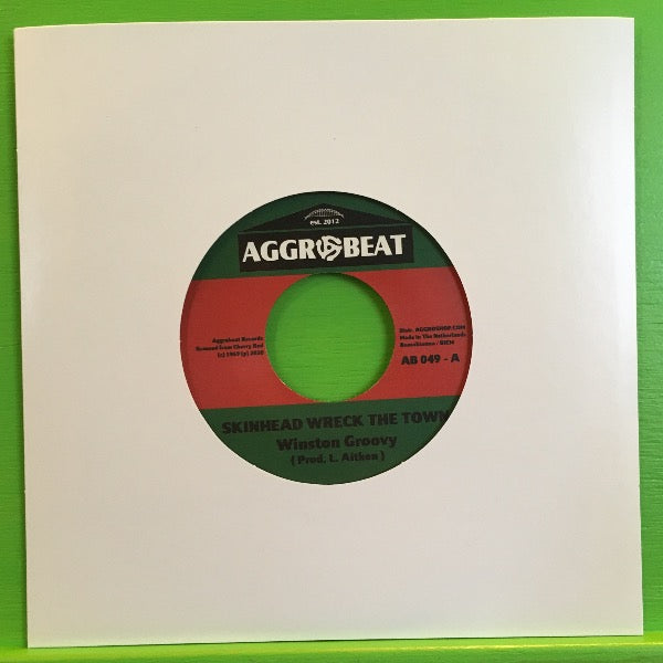 Winston Groovy / Laurel Aitken - Skinhead Wreck The Town / Moon Rock | 7''